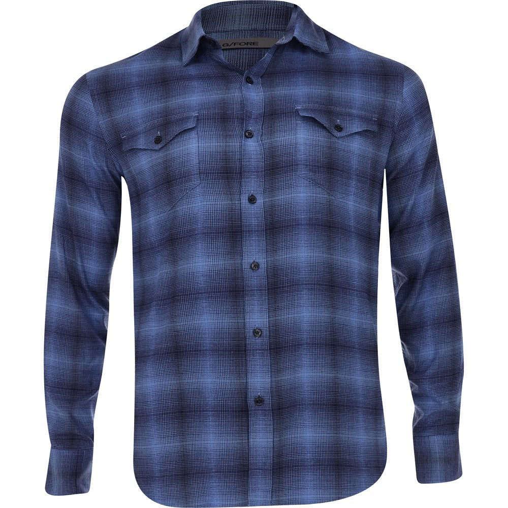 Italian Shadow Plaid Shirt