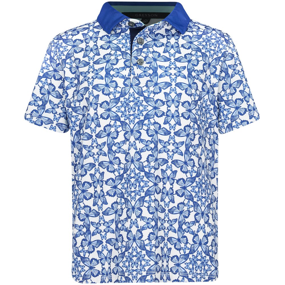 Juniors' Blue Migration Polo