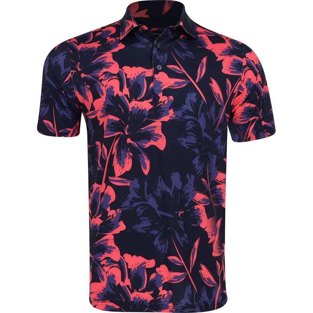 MATTR Broken Flower Polo - Fairway Styles