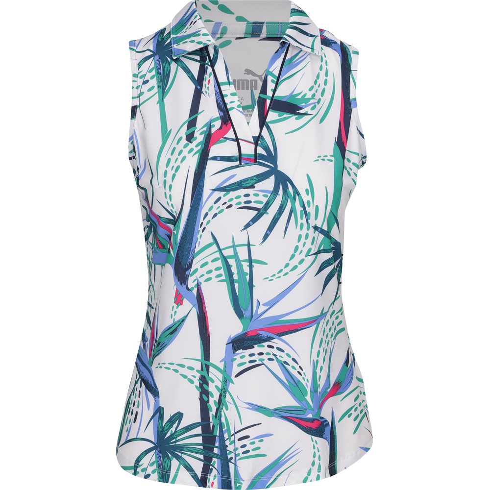 Women's MATTR Paradise Sleeveless Golf Polo