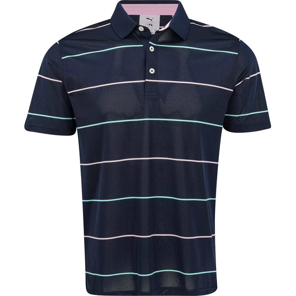 PUMA x Arnold Palmer Rugby Stripe Polo - Fairway Styles