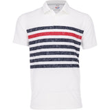 Volition Paisley Stripe Polo