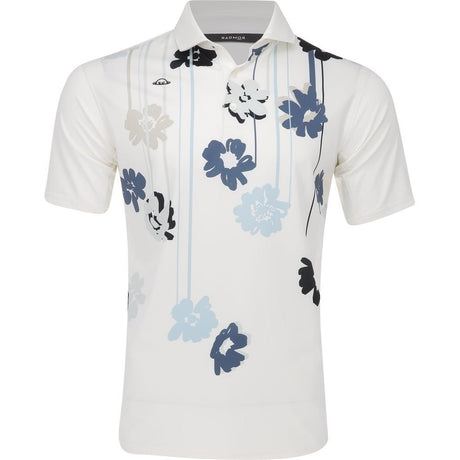 Taylor Recycled Floral Drip Polo - Fairway Styles