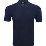 Mesh-Knit Performance Sweater Polo