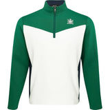 Color - Blocked Double - Knit 1/4 Zip Pullover - Fairway Styles