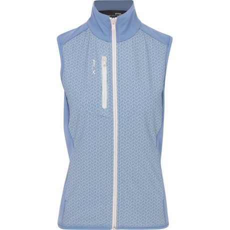 Women's Techy Terry Full Zip Novelty Print Vest - Fairway Styles