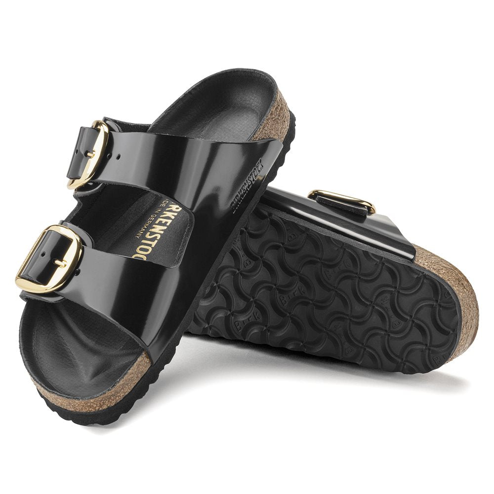 Women's Arizona Big Buckle Natural Leather Patent Shoes