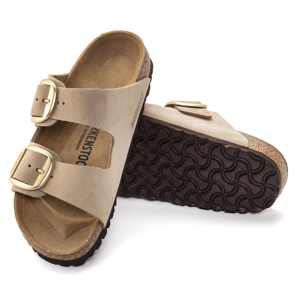 Women's Arizona Big Buckle Nubuck Leather Shoes