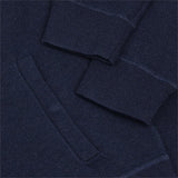 Mesh-Knit Cotton Full Zip Cardigan