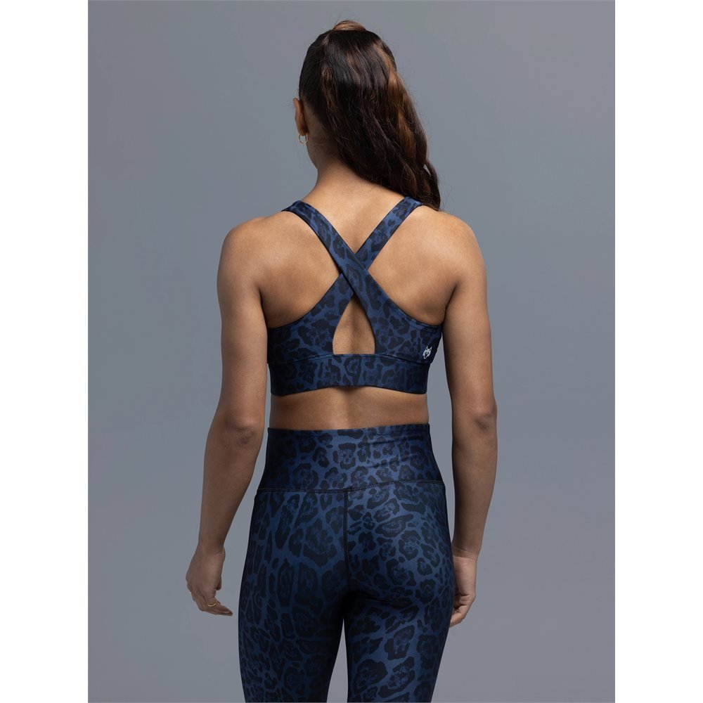 Women's Luna Damisa Leopard Sports Bra - Fairway Styles