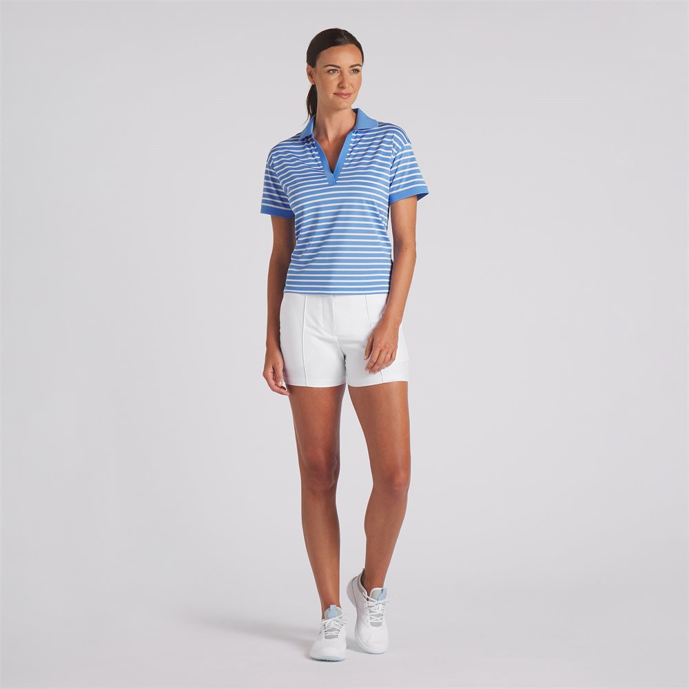 Women's Everyday Stripe Pique Polo