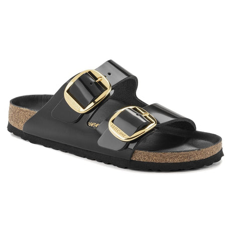 Women's Arizona Big Buckle Natural Leather Patent Shoes - Fairway Styles