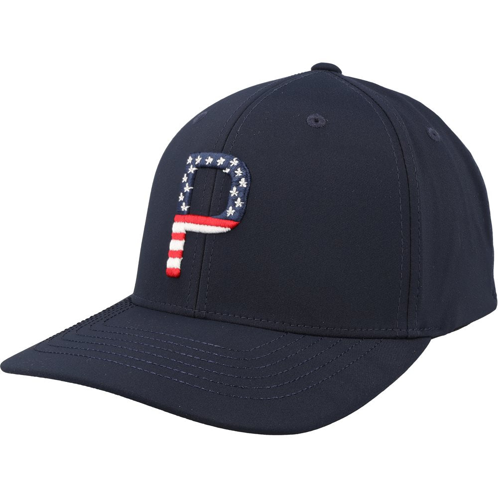 Pars & Stripes 6 Panel Golf Hat