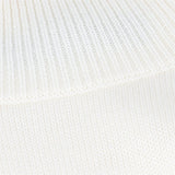 Women's Merino Wool Contrast Stripe Turtleneck Sweater - Fairway Styles