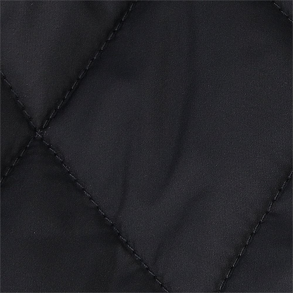 Matte Fine Poly Quilted Car Coat Jacket