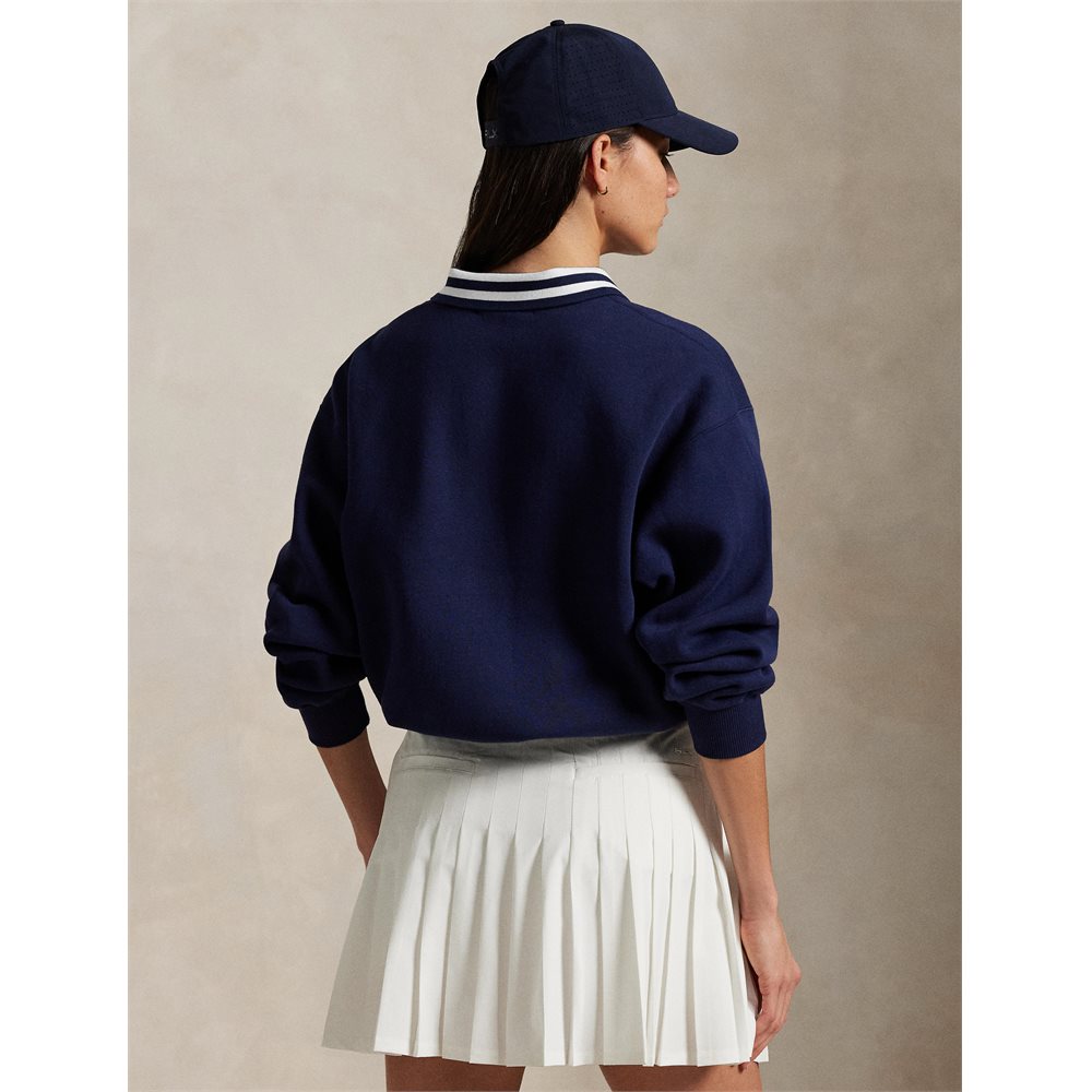 Women's Polo Bear Fleece Long Sleeve Polo - Fairway Styles