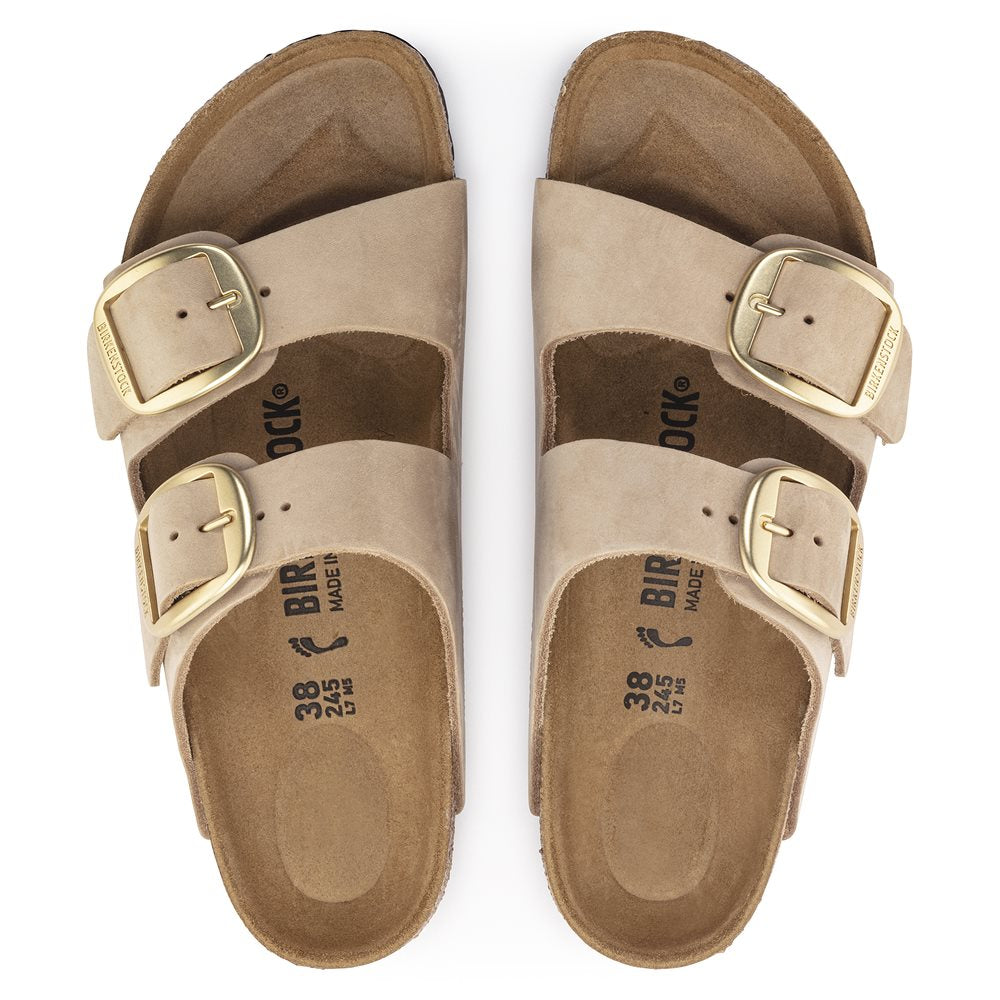 Women's Arizona Big Buckle Nubuck Leather Shoes