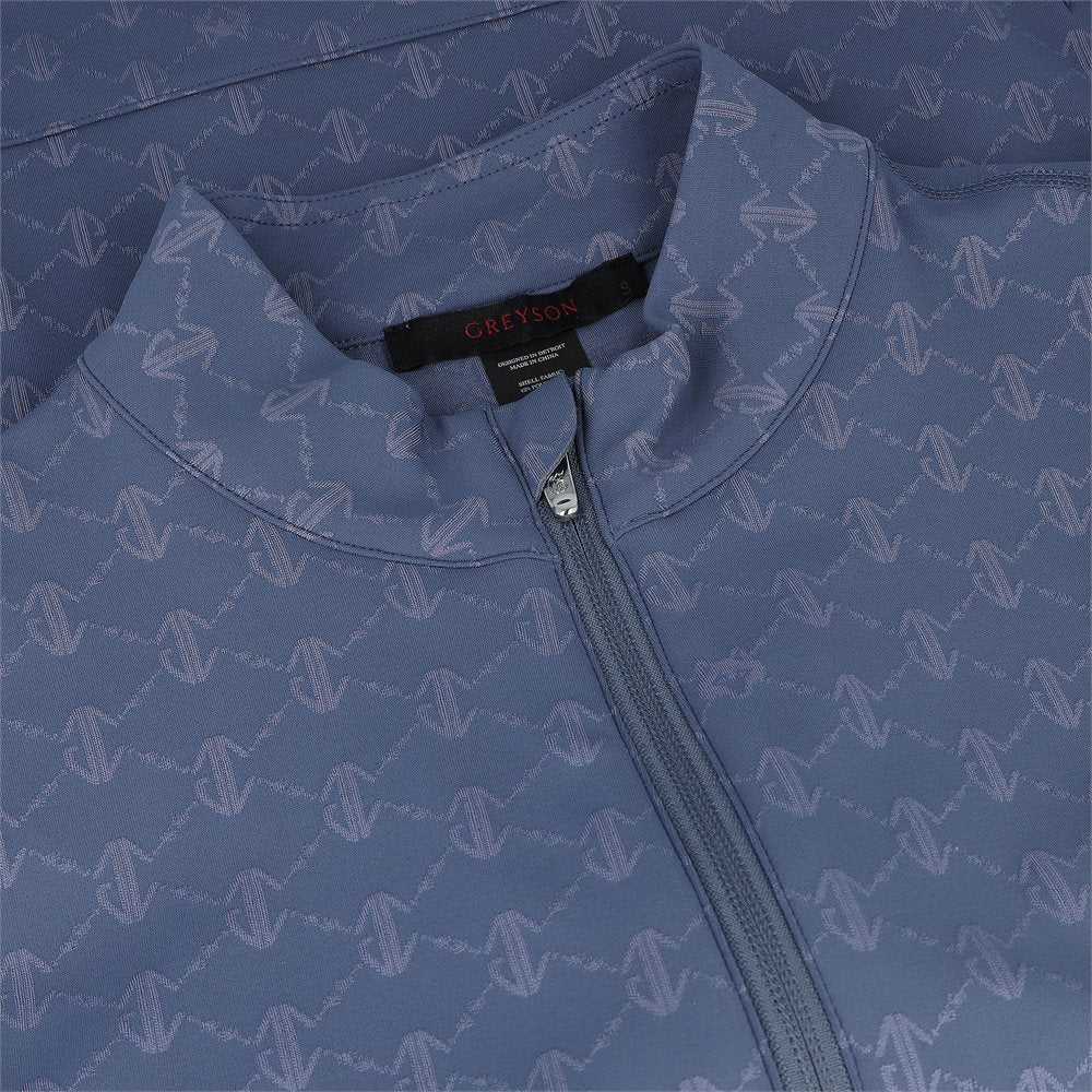 Women's Wolf Links Jacquard Halley II 1/4 Zip Midlayer - Fairway Styles