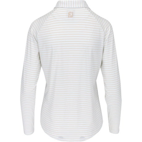 Women's Pin Stripe Sun Protection Long Sleeve Polo