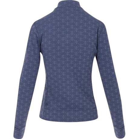 Women's Wolf Links Jacquard Halley II 1/4 Zip Midlayer - Fairway Styles