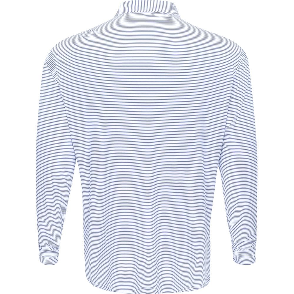 Featherweight Long Sleeve Stripe Polo - Fairway Styles
