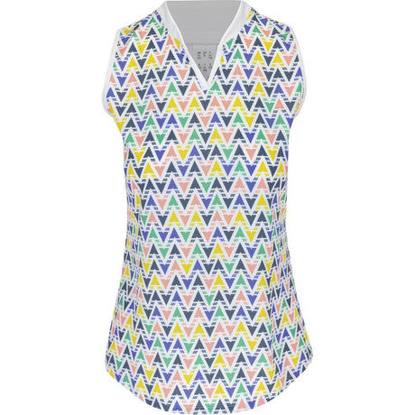 Girls' HEAT.RDY Printed Sleeveless Polo - Fairway Styles