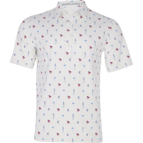 Tour Range Carl Print Polo - Fairway Styles