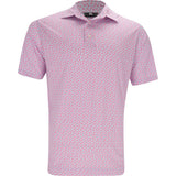 Floral Sketch Lisle Polo