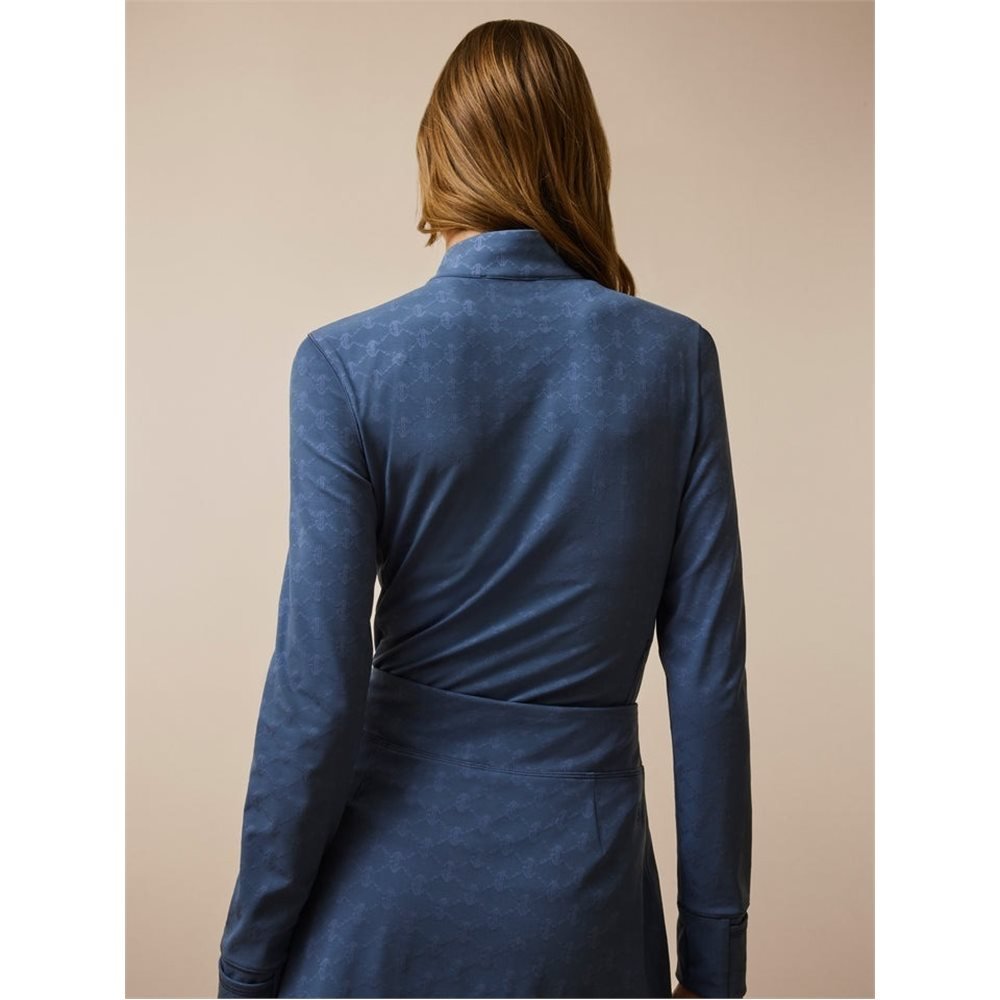 Women's Wolf Links Jacquard Halley II 1/4 Zip Midlayer - Fairway Styles