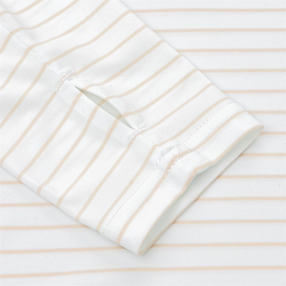 Women's Pin Stripe Sun Protection Long Sleeve Polo