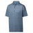 Athletic Fit Open Stripe Jersey Self Collar Polo - Fairway Styles