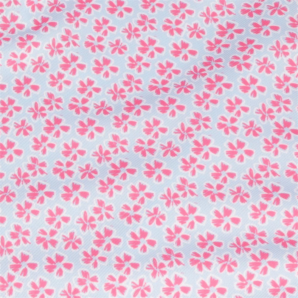 Floral Sketch Lisle Polo