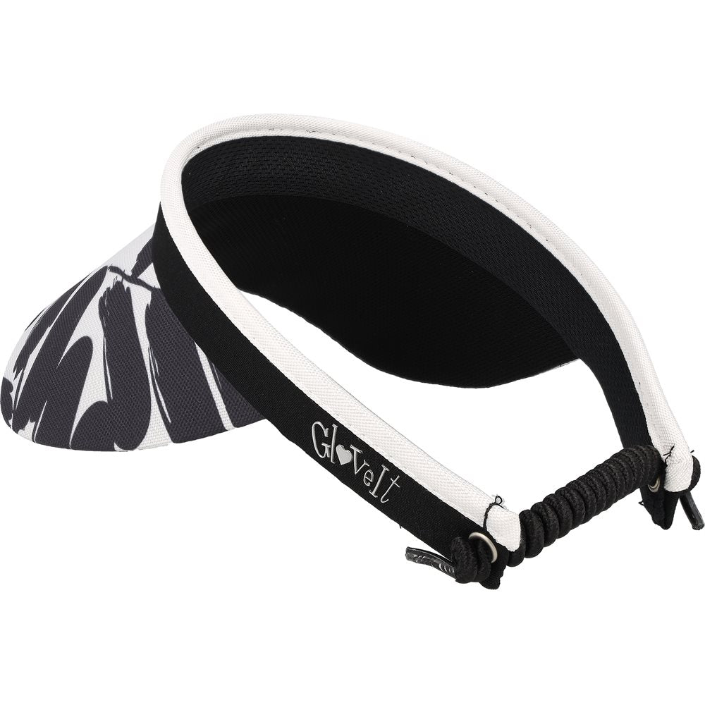 Women's Print Visor With Adjustable Coil