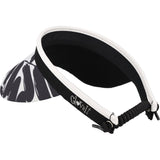 Women's Print Visor With Adjustable Coil