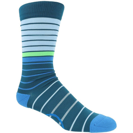 Mixed Stripe Crew Socks - Fairway Styles