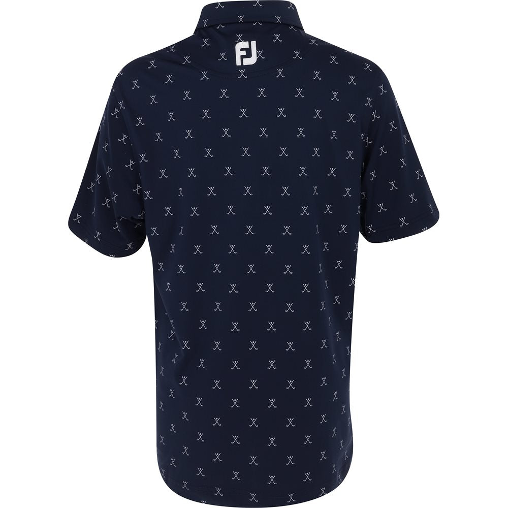 Juniors' Golf Print Polo