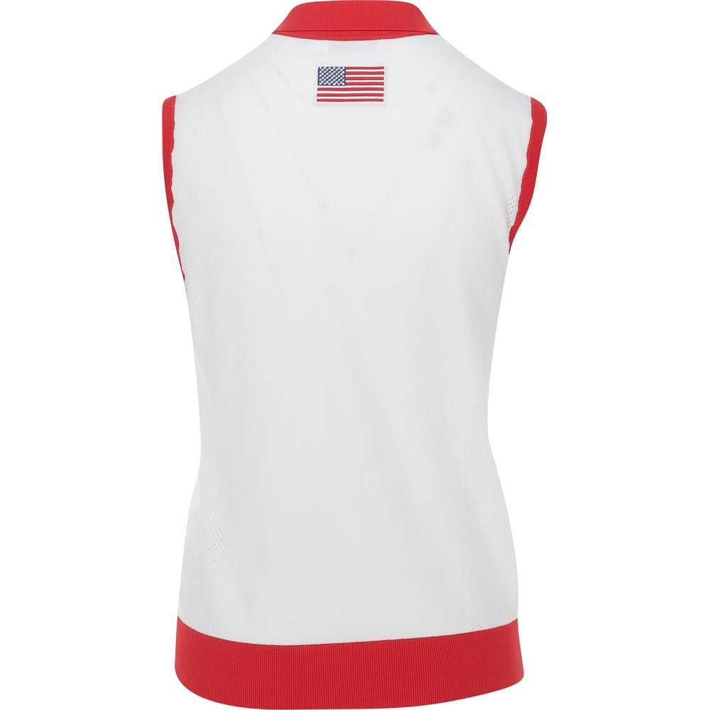 Women's Clarisse Knitted Sleeveless Polo