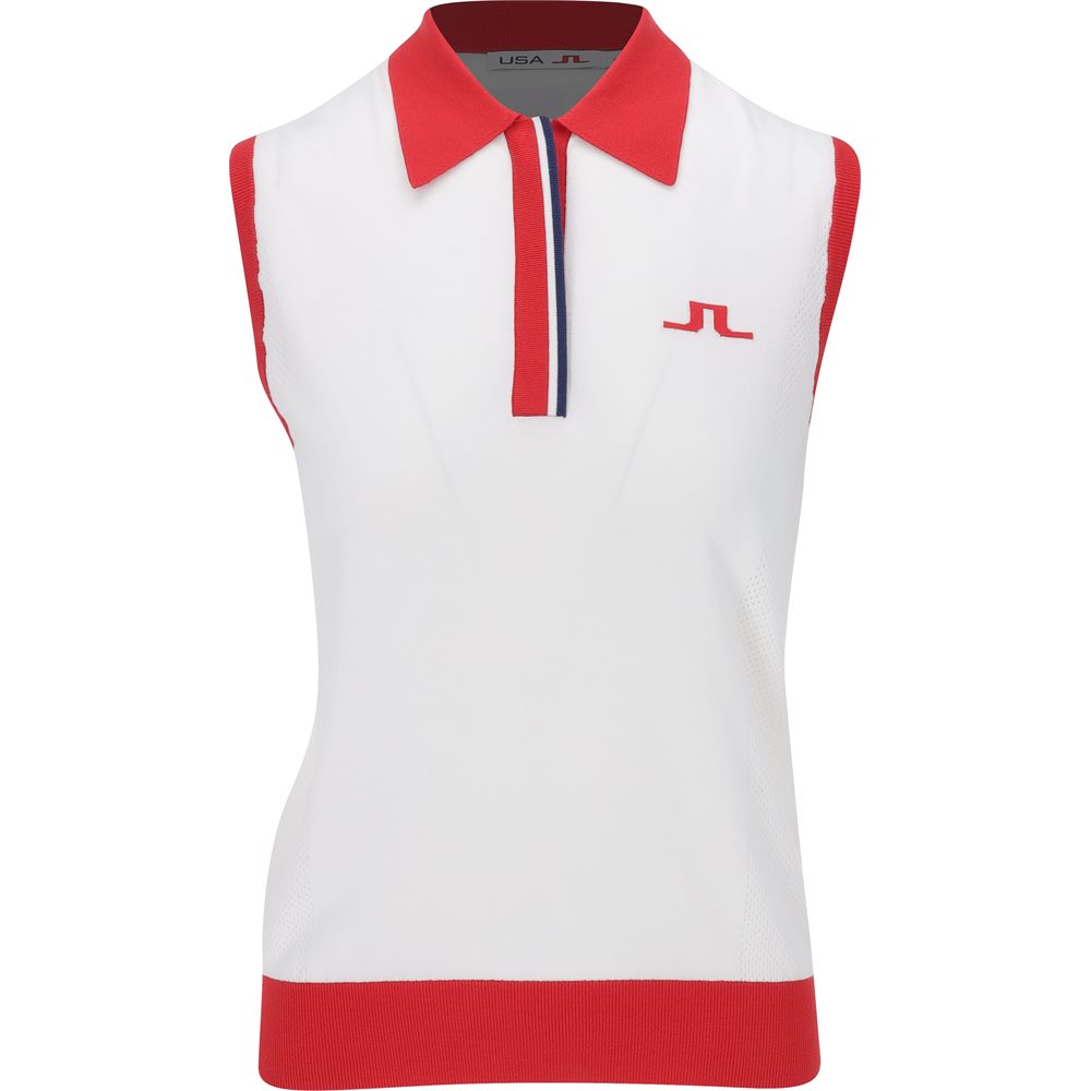 Women's Clarisse Knitted Sleeveless Polo