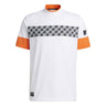 Adicross Checkered Mock Neck Polo