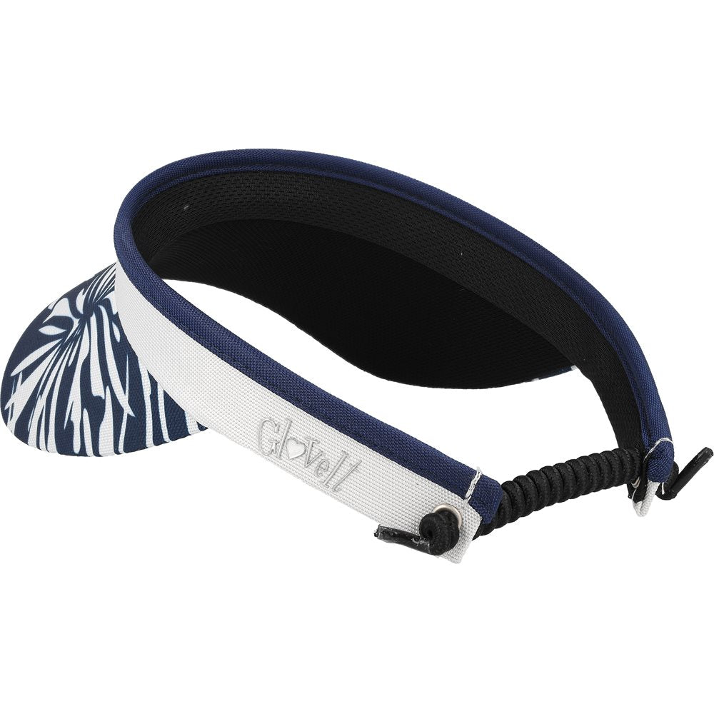 Women's Print Visor With Adjustable Coil