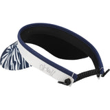 Women's Print Visor With Adjustable Coil