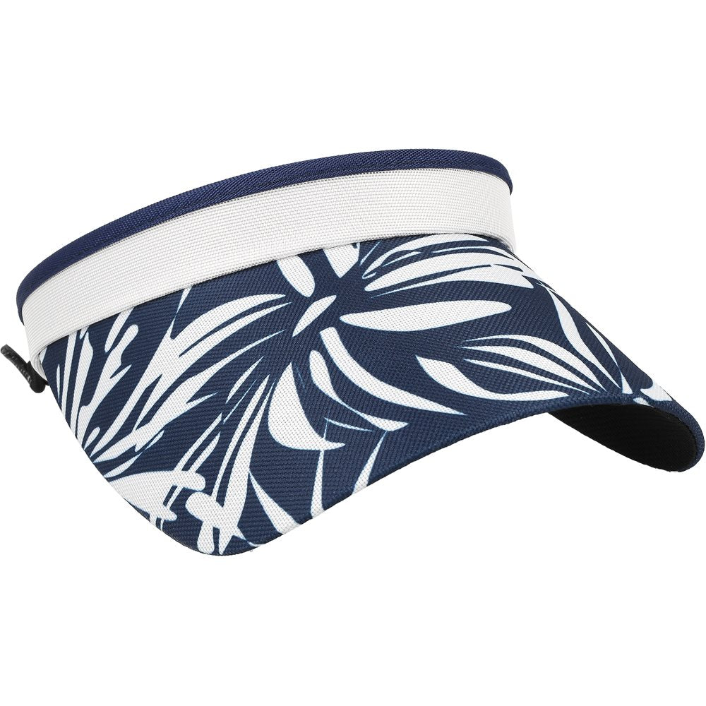 Women's Print Visor With Adjustable Coil
