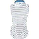 Women's Sleeveless Stripe Polo