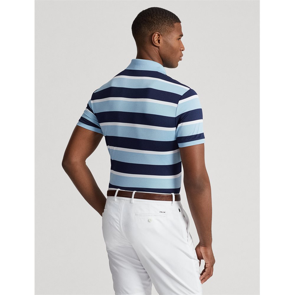 RLX Ralph Lauren Air Tech Pique Profit Stripe Polo Fairway Styles