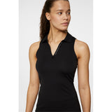 J.Lindeberg Women's Leylo Sleeveless 1/4 Zip Polo