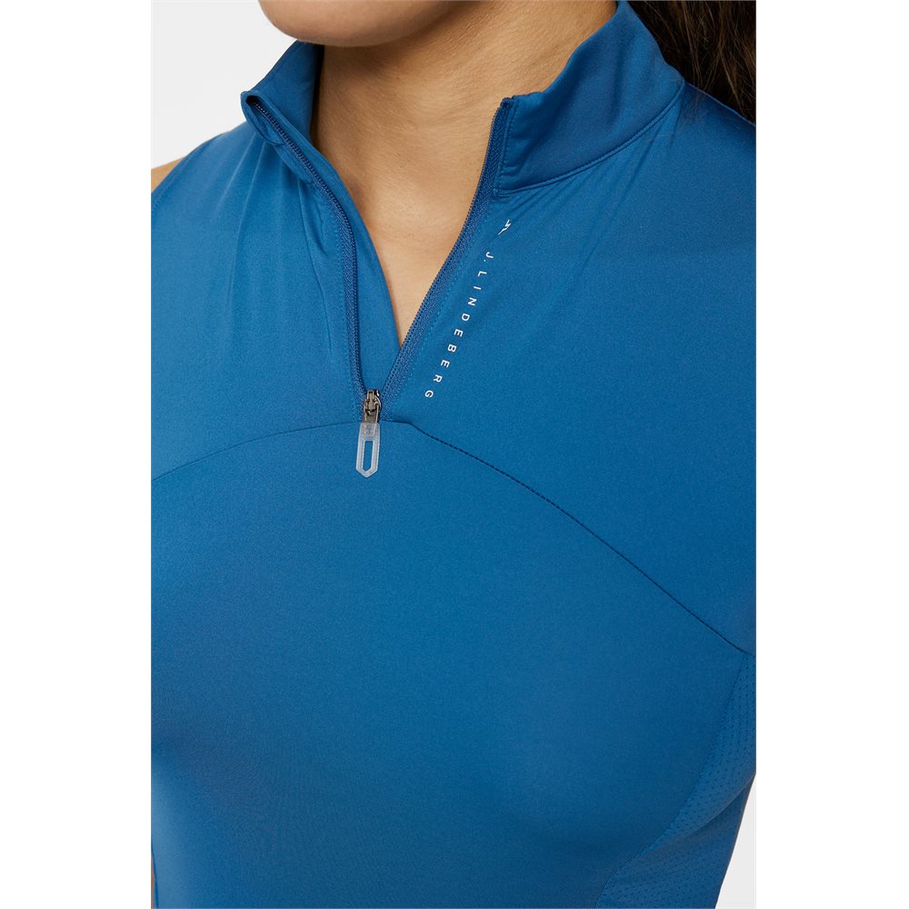Women's Tiana Print Sleeveless 1/4 Zip Top