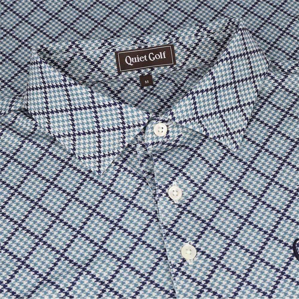 Monogram Houndstooth Polo - Fairway Styles