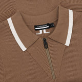 Women's Ramona Knitted Sleeveless 1/4 Zip Polo