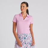Women's CLOUDSPUN Piped Golf Polo