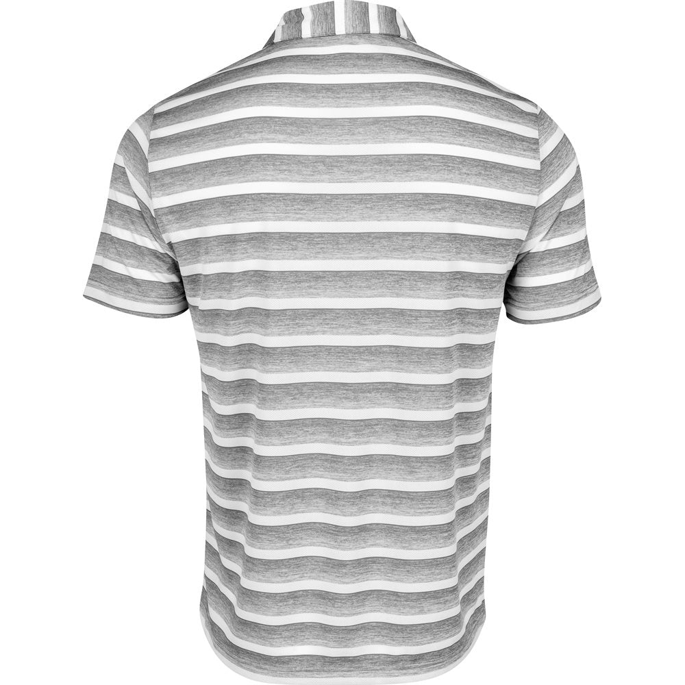 Two - Color Striped Polo - Fairway Styles